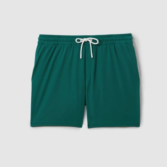 REISS SHORE PLAIN DRAWSTRING WAIST SWIM SHORTS IN TEAL - Picture 1 of 3